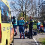 Ongeval tussen fietser en scooterrijder op de Zuidbuurt in Maassluis