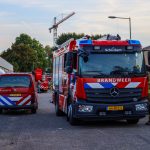 Brandweer rukt uit voor sisgeluid in bedrijfspand aan de Fultonstraat in Vlaardingen