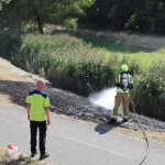 Brandstichting bij bermbrand Maassluis en Maasdijk