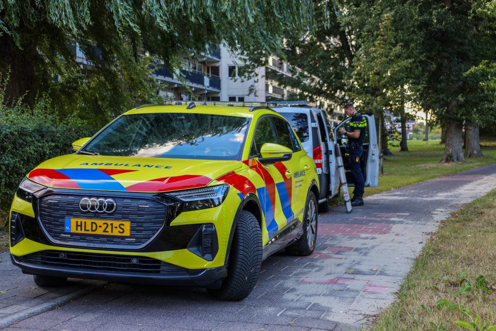 Vrouw valt op hoofd op Westlandseweg in Maassluis