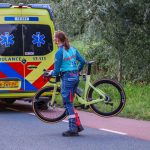 Ongeval met twee fietsers op Broekpolderweg in Vlaardingen