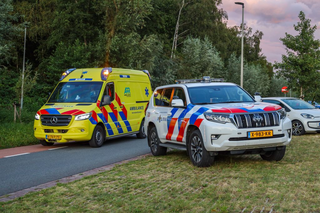 Ongeval met twee fietsers op Broekpolderweg in Vlaardingen