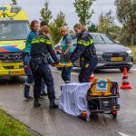 Scooterbestuurder gewond na eenzijdig ongeval op de Westlandseweg in Maassluis