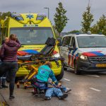 Scooterbestuurder gewond na eenzijdig ongeval op de Westlandseweg in Maassluis