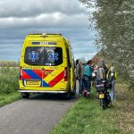 Scooterrijder komt ten val op het Trekkadepad in Maasland