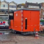 Brand in schaftkeet aan de Govert van Wijnkade snel onder controle