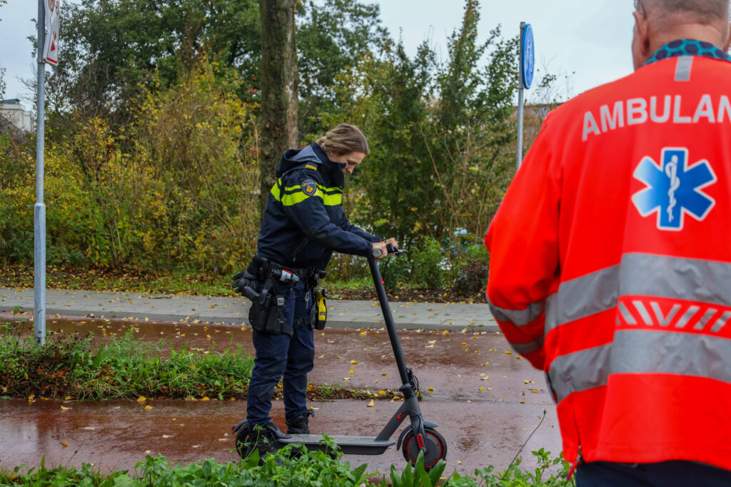 Tweezijdig ongeval met elektrische step op Doctor Jan Schoutenlaan in Maassluis