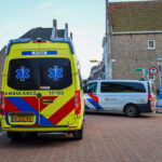 Man met hoofdwond geholpen op de Noorddijk in Maassluis