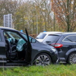 Kettingbotsing met drie voertuigen op Laan 1940-1945