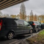 Kettingbotsing met drie voertuigen op Laan 1940-1945