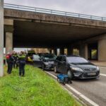 Kettingbotsing met drie voertuigen op Laan 1940-1945