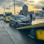 Frontale botsing op Vulcaanweg in Vlaardingen