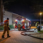 Veel rook bij containerbrand aan de Lijnbaan in Maassluis