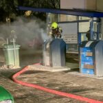 Opnieuw ondergrondse container in brand op de Willem Marislaan in Maassluis