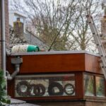 Brand bij dakwerkzaamheden aan woning aan Mauritssingel in Vlaardingen