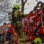 Brand bij dakwerkzaamheden aan woning aan Mauritssingel in Vlaardingen