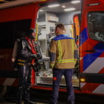 Scooter volledig te water aan Westgaag in Maasland