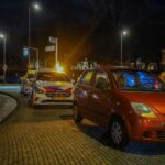 Fietsster en auto botsen op rotonde Wagenstraat in Maassluis