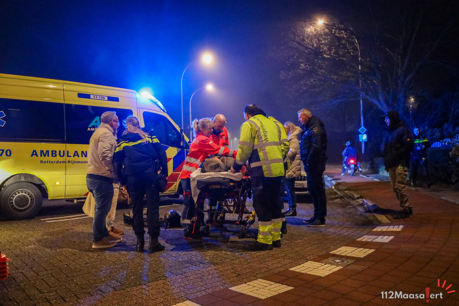 Scooterrijder gewond bij aanrijding op De Oude Veiling in Maasland