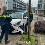 Eenzijdig ongeval op de Mesdaglaan in Maassluis