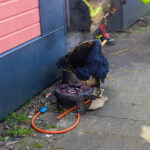 Pan vat vlam tijdens kookactiviteiten in schuur aan de Lijnbaan in Maassluis