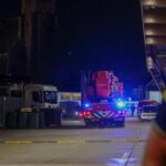 Brand in COA-boot Patria in Maassluis: circa 100 bewoners geëvacueerd