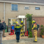 Brand in meterkast bij woning aan Boterkamp in Maasland