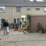 Brand in meterkast bij woning aan Boterkamp in Maasland