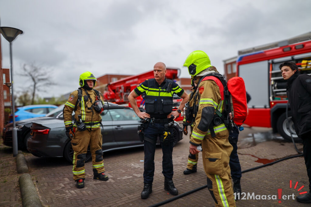 Brand in schuur door frituurpan aan Burgemeestersplantsoen in Maassluis