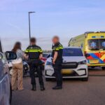 Ongeval tussen auto en fietser op Burgemeester Van der Lelykade in Maassluis