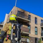 Flinke rookontwikkeling bij balkonbrand aan Prinses Wilhelminastraat in Maasdijk