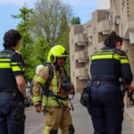 Brandweer onderzoekt gaslucht in woning aan de Wagenstraat in Maassluis