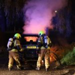 Auto volledig uitgebrand aan Watermolen in Maassluis